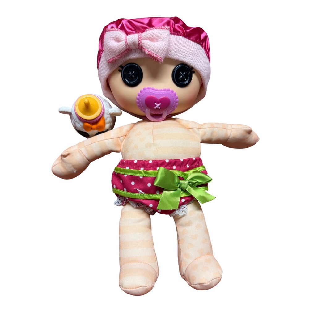 Lalaloopsy Babies Jewel Sparkles Doll Soft Body Plush with Pacifier and Bottle